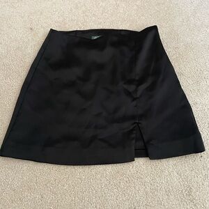 Wild Fable Black Satin Skirt